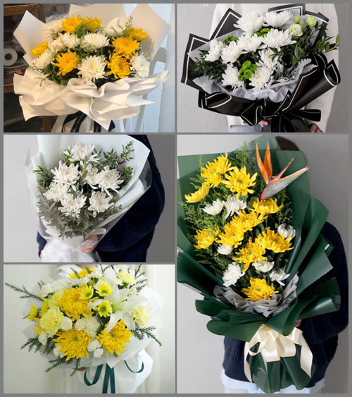 广东梅州市丰顺县黄金镇望楼村白事花束代送